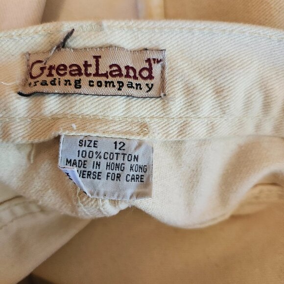 Great Land Womens Off White Jeans oze 12 - Picture 6 of 6